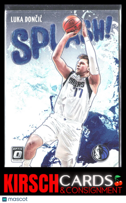 Luka Doncic 2021-22 Donruss Optic #4 Splash! Dallas Mavericks