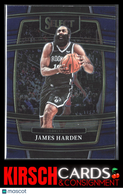 James Harden 2021-22 Panini Select #47 Blue (Retail Base) Brooklyn Nets