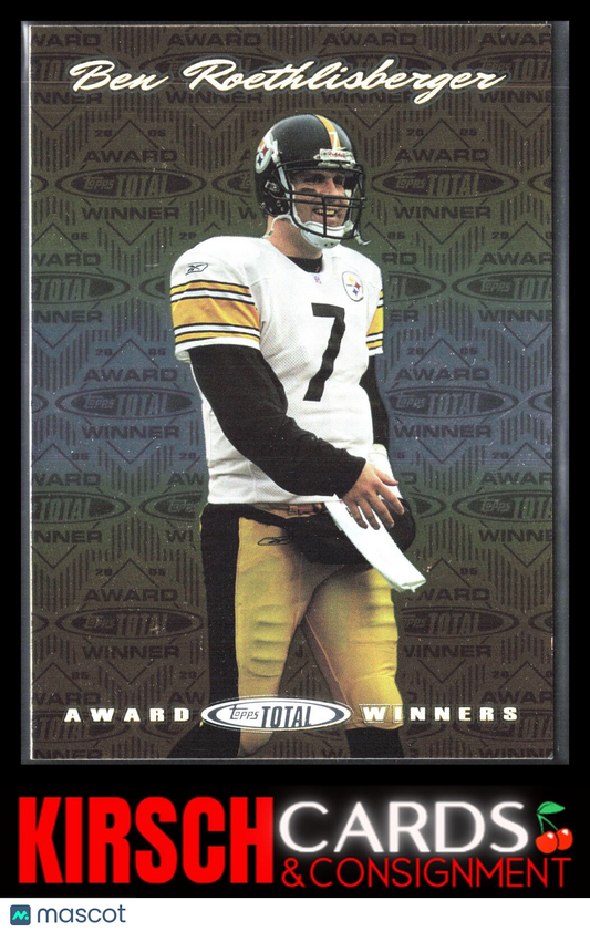 Ben Roethlisberger 2006 Topps Total #AW5 Award Winners Pittsburgh Steelers