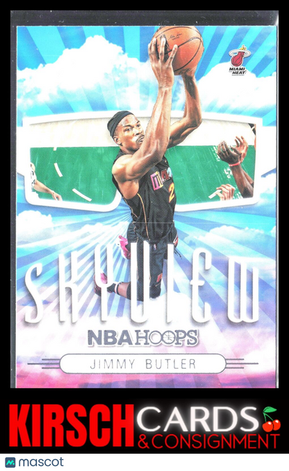 Jimmy Butler 2022-23 Hoops #21 Skyview Holo Miami Heat