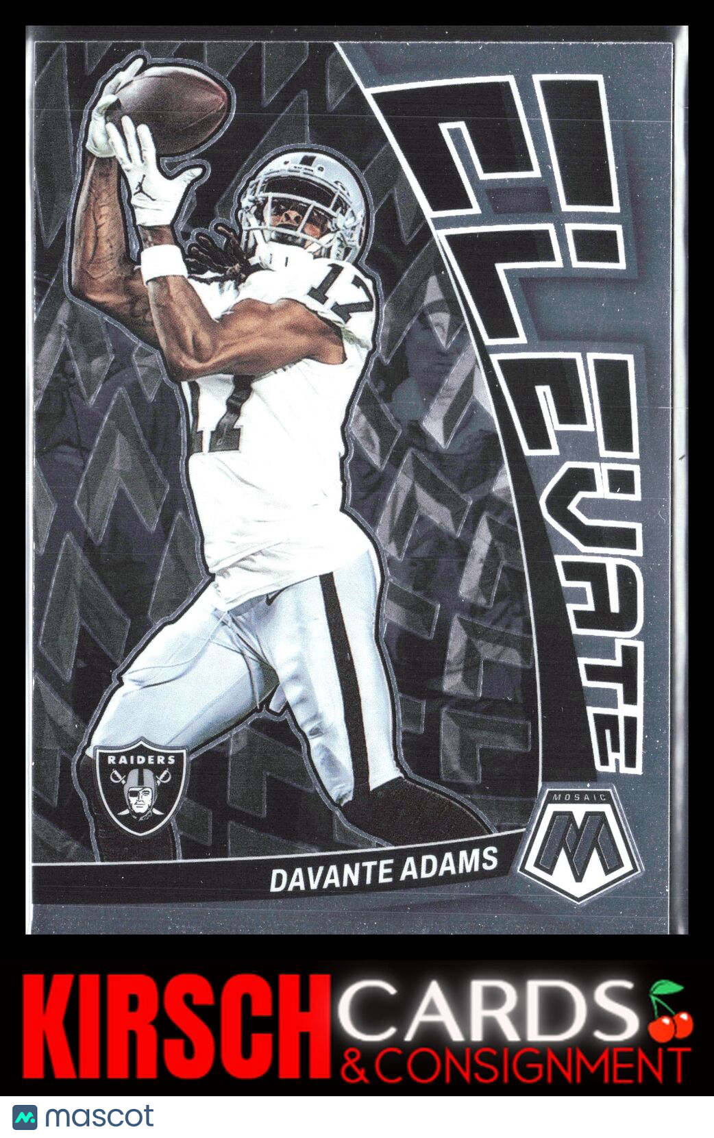 Davante Adams 2023 Panini Mosaic #E-DA Elevate Las Vegas Raiders