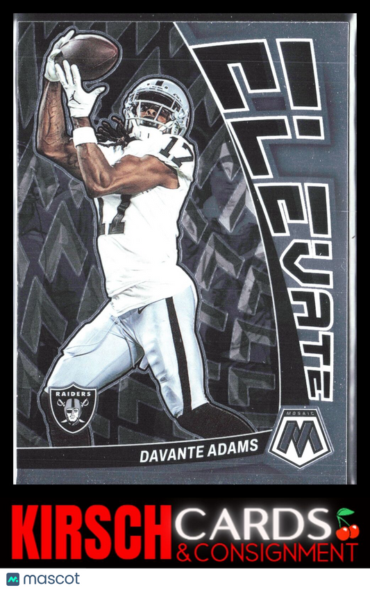 Davante Adams 2023 Panini Mosaic #E-DA Elevate Las Vegas Raiders