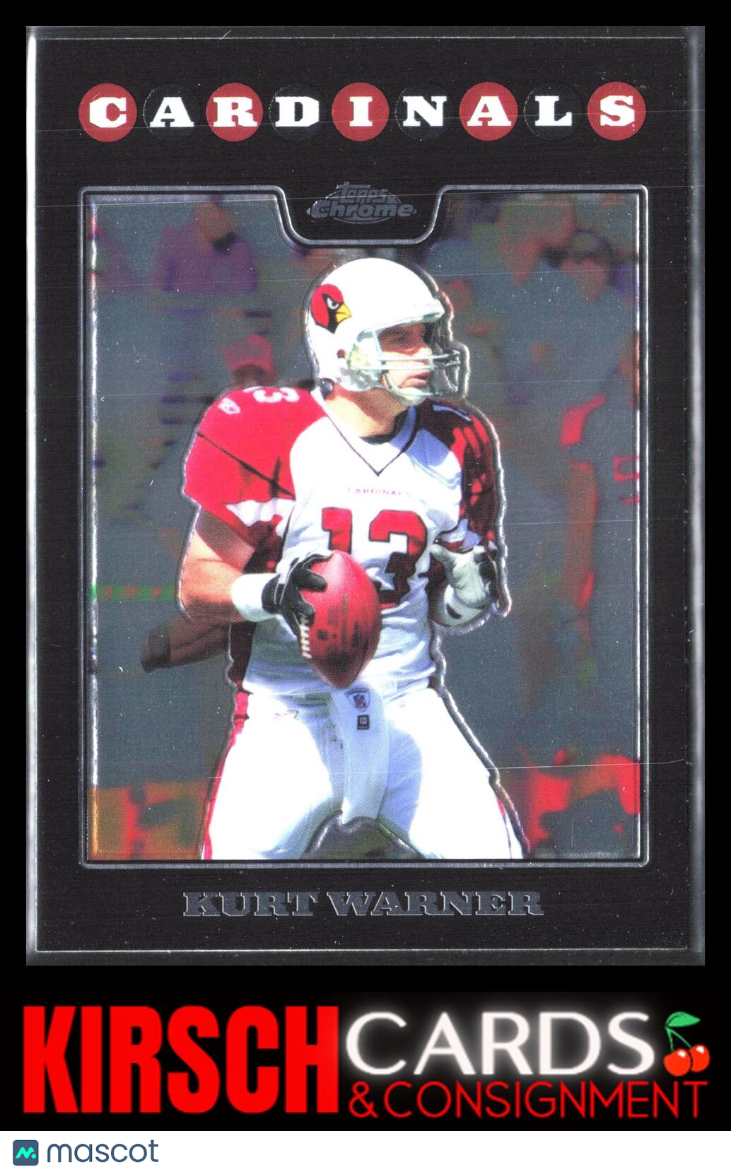 Kurt Warner 2008 Topps Chrome #TC25 Arizona Cardinals