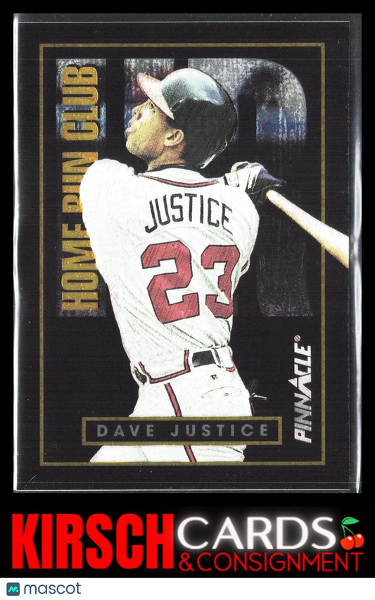 Dave Justice 1993 Pinnacle Home Run Club #31 Atlanta Braves