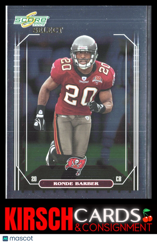 Ronde Barber 2006 Score Select #261 Tampa Bay Buccaneers