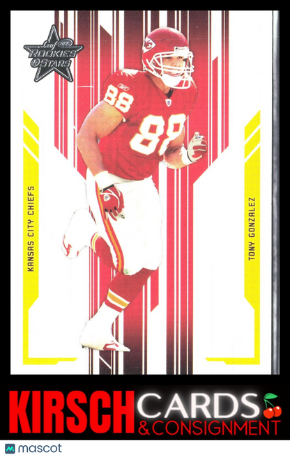 Tony Gonzalez 2005 Leaf Rookies & Stars #49 Kansas City Chiefs