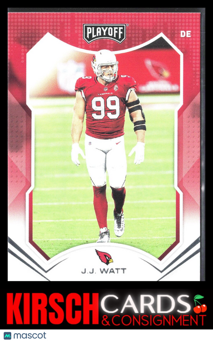 J.J. Watt 2021 Panini Playoff #179 Arizona Cardinals