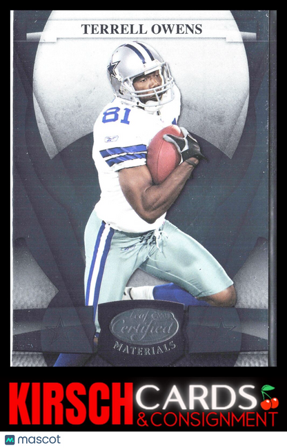 Terrell Owens 2008 Leaf Certified Materials #34 Dallas Cowboys