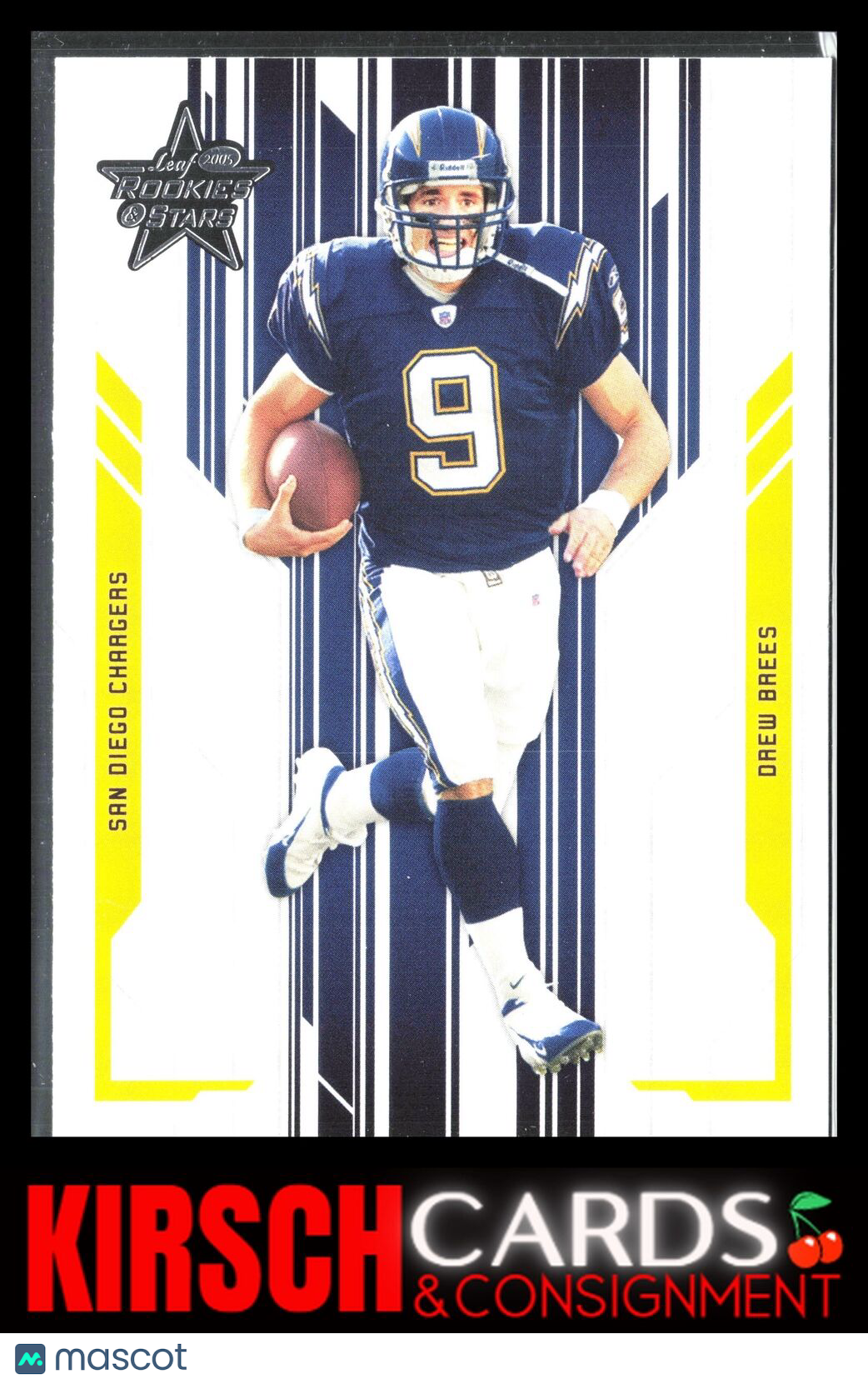 Drew Brees 2005 Leaf Rookies & Stars #80 San Diego Chargers