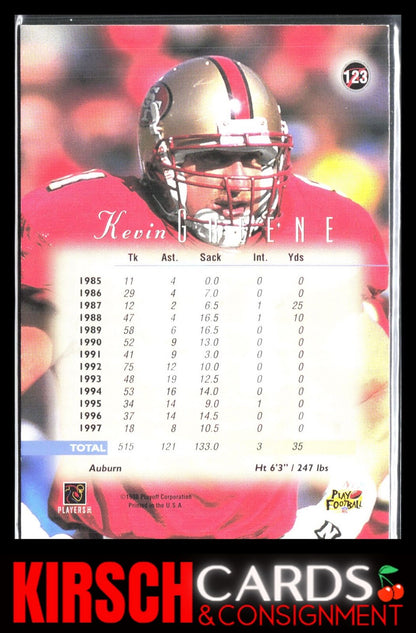 Kevin Greene 1998 Playoff Prestige SSD Hobby #123 San Francisco 49ers