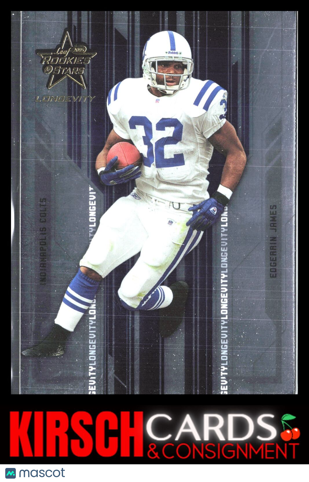 Edgerrin James 2005 Leaf Rookies & Stars Longevity #41 Indianapolis Colts