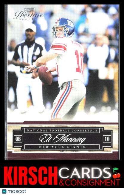 Eli Manning 2007 Playoff Prestige #96 New York Giants