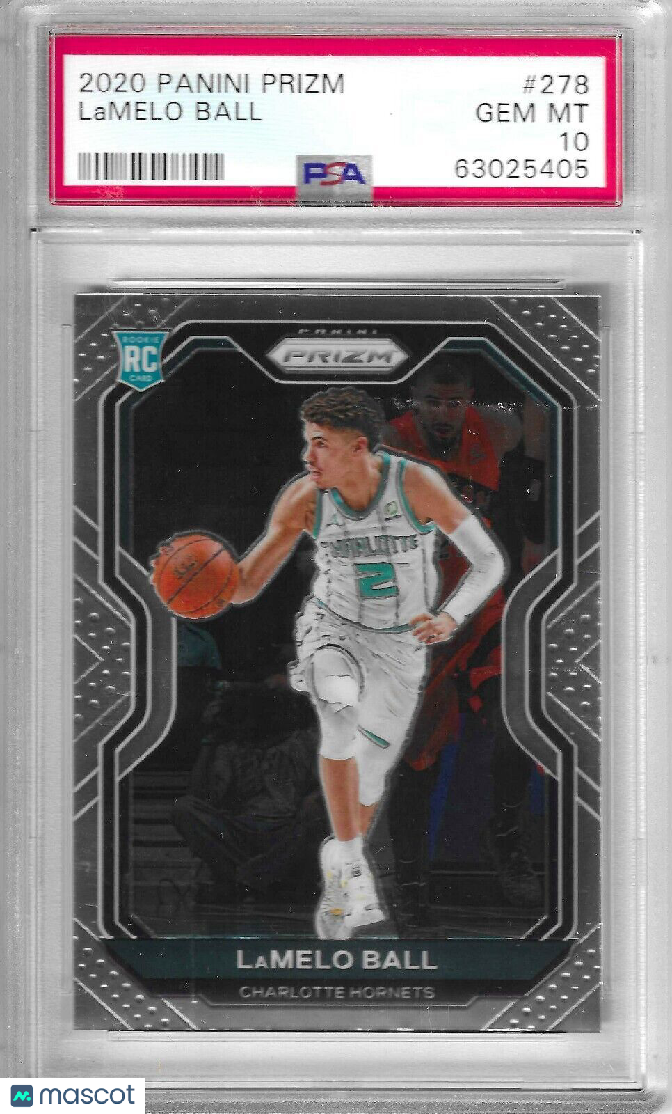 2020 Panini Prizm LaMelo Ball Rookie Hornets RC #278 PSA 10