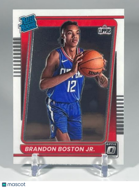 2021-22 Donruss Optic Rated Rookie Card #189 Brandon Boston Jr RC