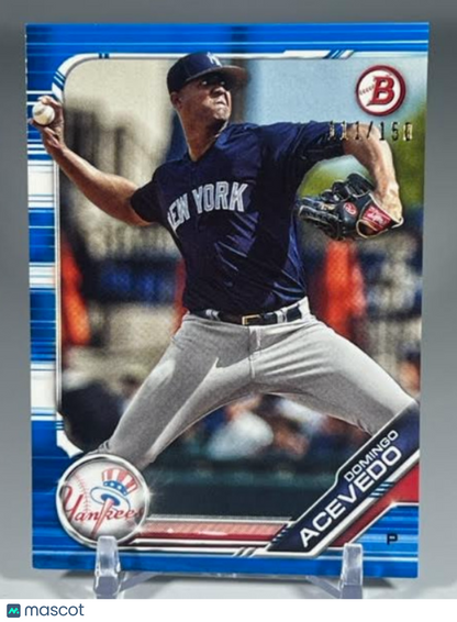 2019 Bowman Draft Blue 111/150 Domingo Acevedo #BD-102