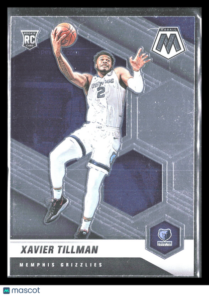 Xavier Tillman 2020 Panini Mosaic #213  RC Rookie   (Memphis Grizzlies)