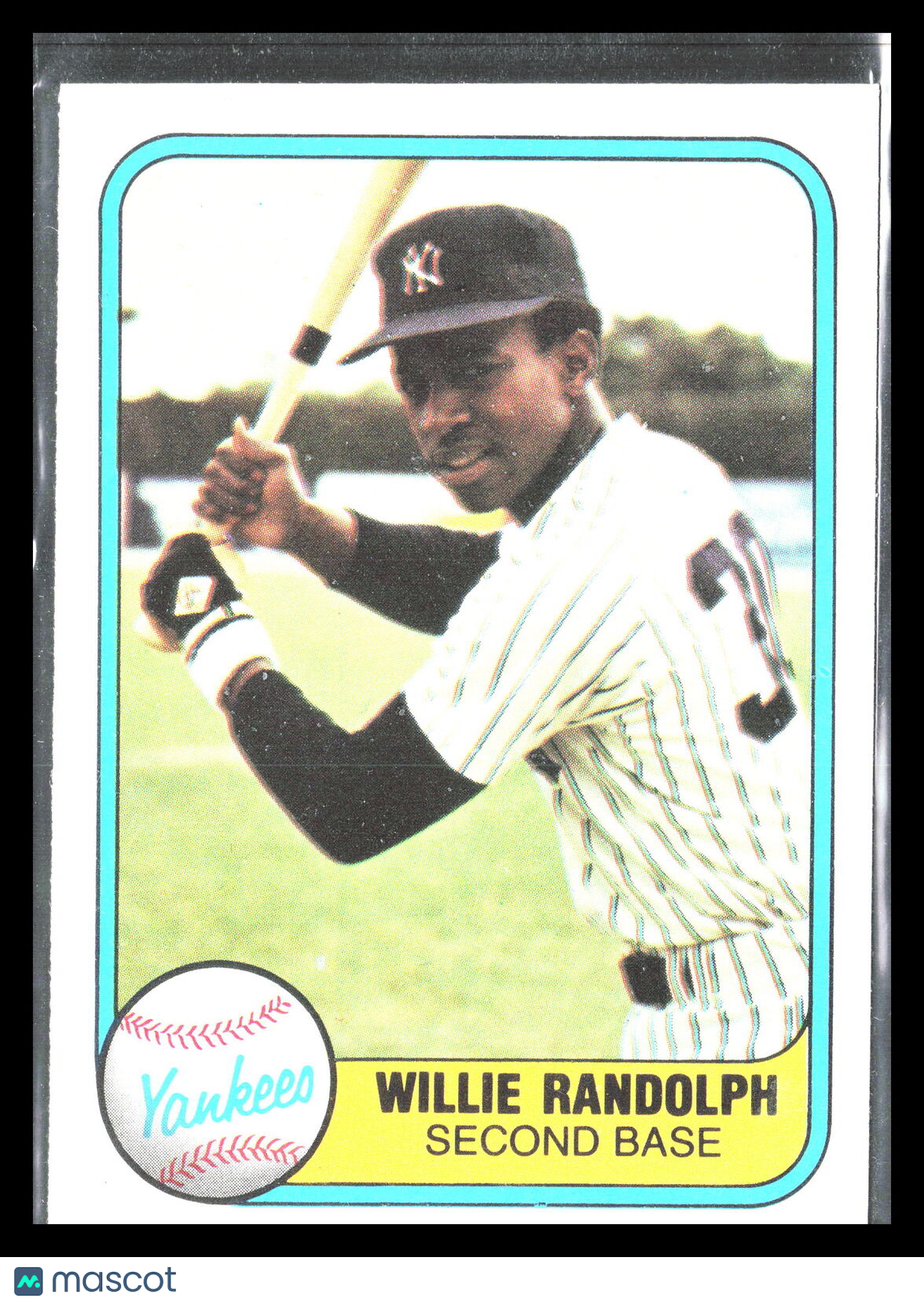 Willie Randolph 1981 Fleer #109      (New York Yankees)