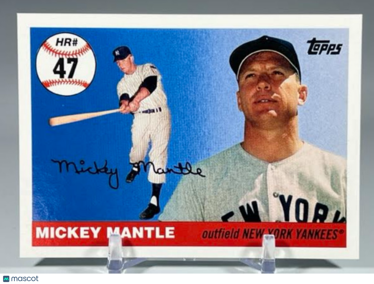 2006 Topps #MHR47 Mickey Mantle Mickey Mantle Home Run History