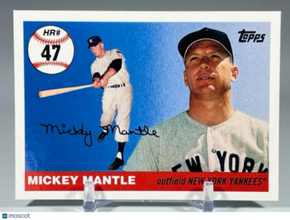 2006 Topps #MHR47 Mickey Mantle Mickey Mantle Home Run History