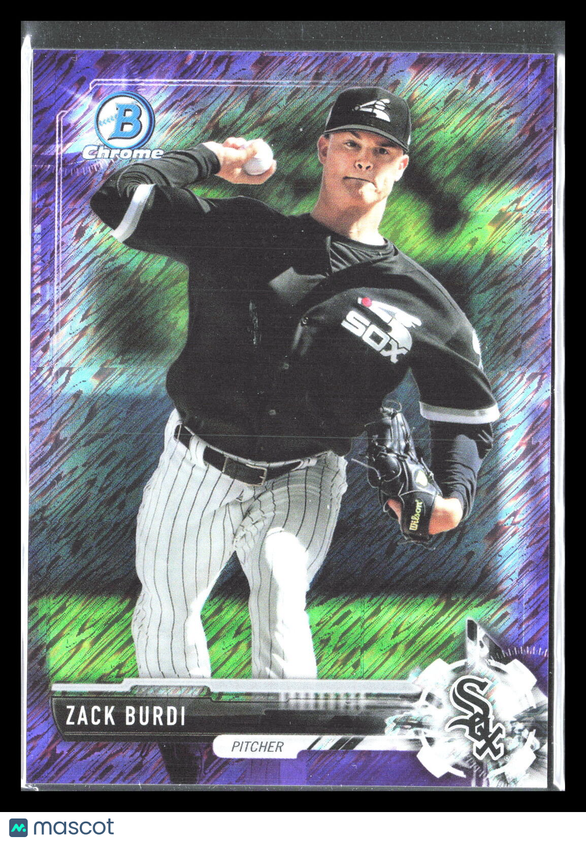 Zack Burdi 2017 Bowman Chrome #BCP245    Prospects Purple Shimmer