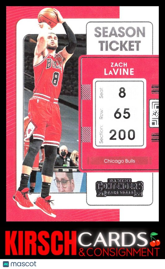 Zach LaVine 2021-22 Panini Contenders #46 Chicago Bulls