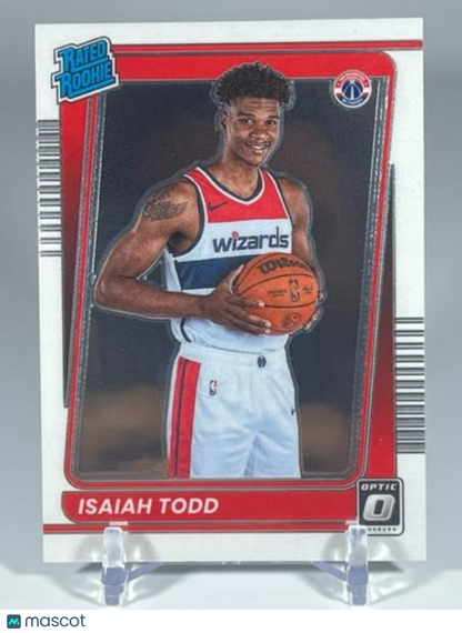 2021-22 Donruss Optic Isaiah Todd #187 Rated Rookie Card RC