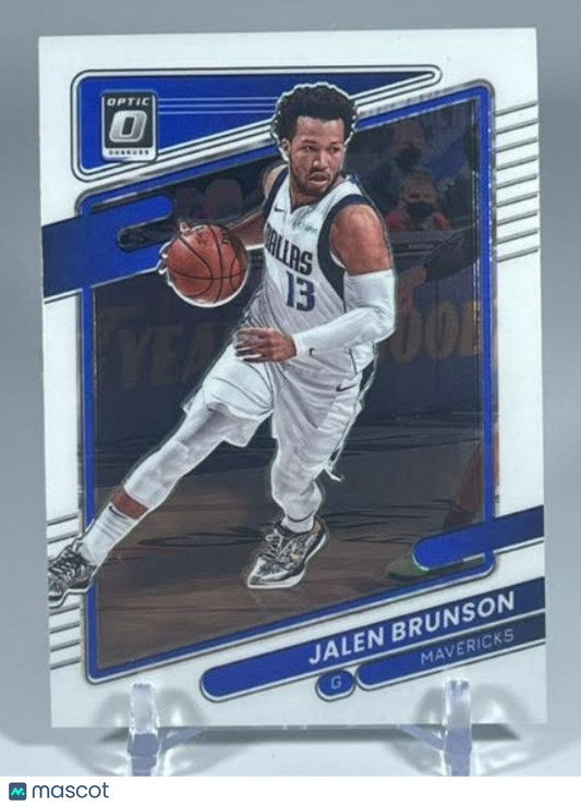 2021-22 Panini Donruss Optic Base Jalen Brunson Dallas Mavericks