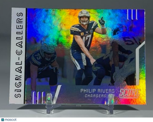 2019 Score Football Philip Rivers Signal Callers #SC-19 Los Angeles Chargers