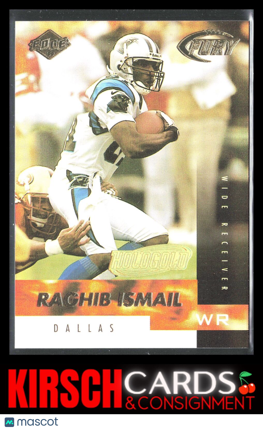 Raghib Ismail 1999 Collector's Edge Fury #69 HoloGold #/50 Dallas Cowboys