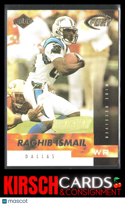 Raghib Ismail 1999 Collector's Edge Fury #69 HoloGold #/50 Dallas Cowboys