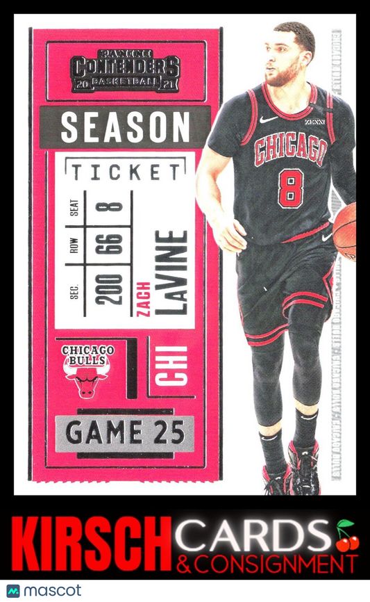 Zach LaVine 2020-21 Panini Contenders #15 Chicago Bulls