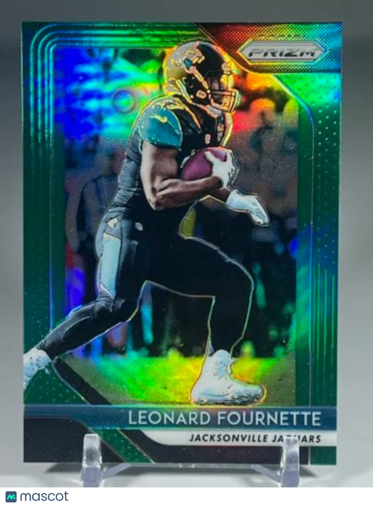 2018 Panini Prizm Leonard Fournette #109 Green Prizm Jaguars