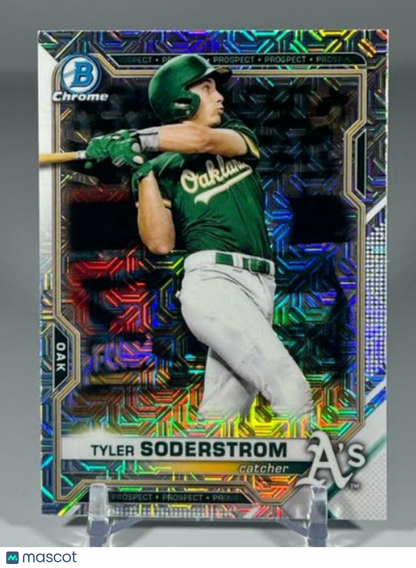 2021 Bowman Chrome Mojo Mega Box Refractor Tyler Soderstrom #BCP-217