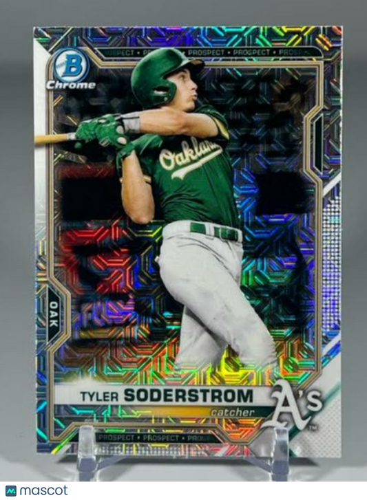 2021 Bowman Chrome Mojo Mega Box Refractor Tyler Soderstrom #BCP-217