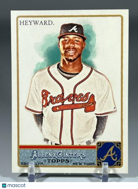 2011 Topps Allen and Ginter Atlanta Braves Baseball Card #335 Jason Heyward SP