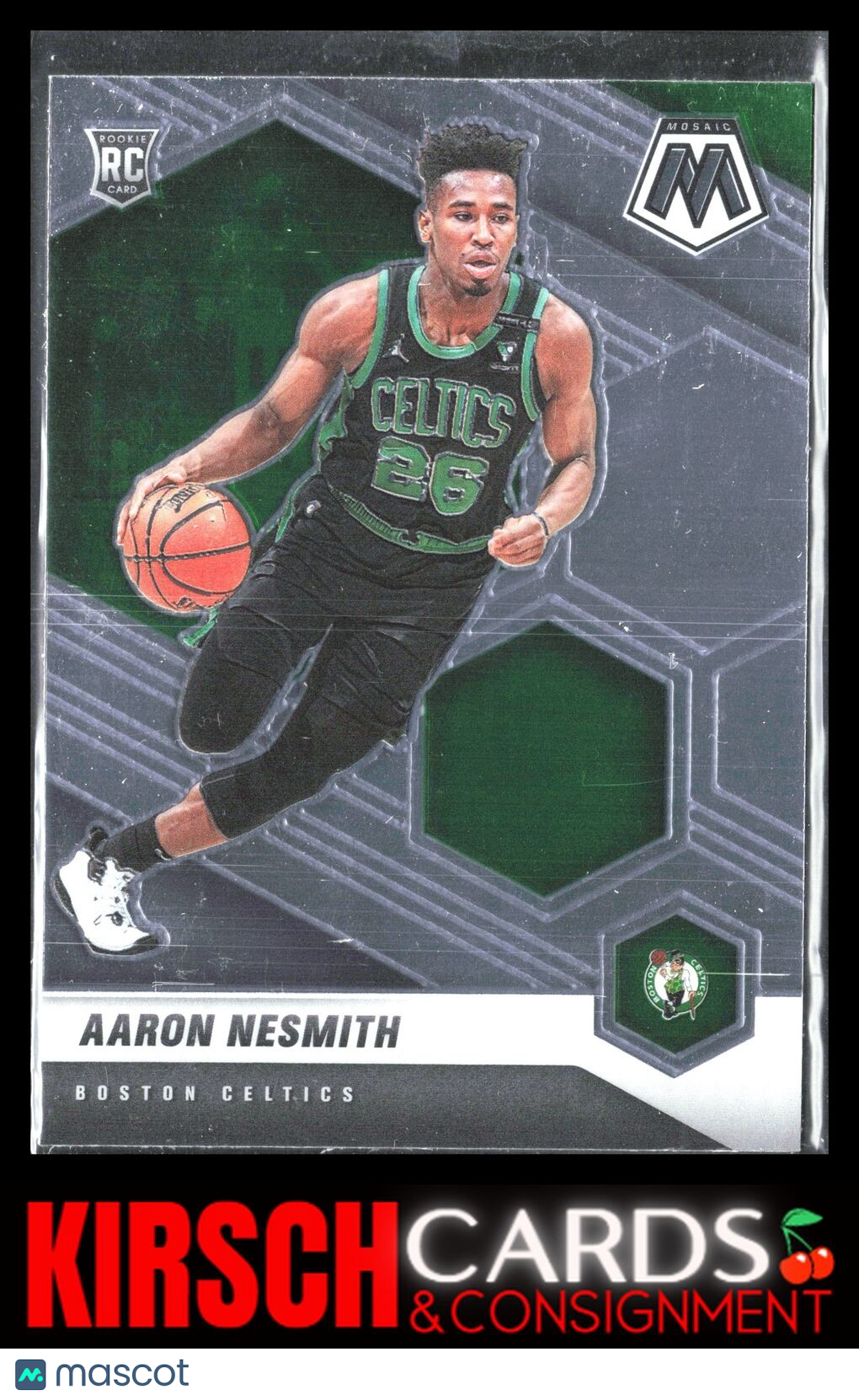 Aaron Nesmith 2020-21 Panini Mosaic #227 Boston Celtics