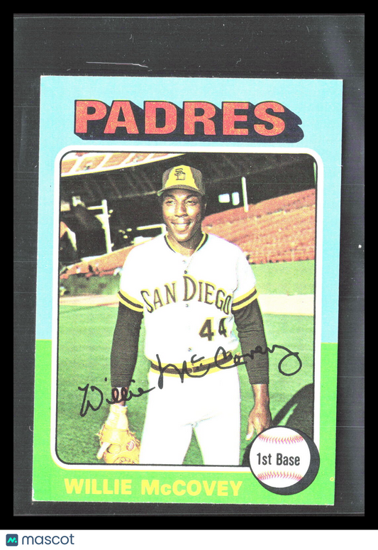 Willie McCovey 1975 Topps #450 Mini