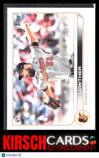 Zac Lowther 2022 Topps #133b Baltimore Orioles