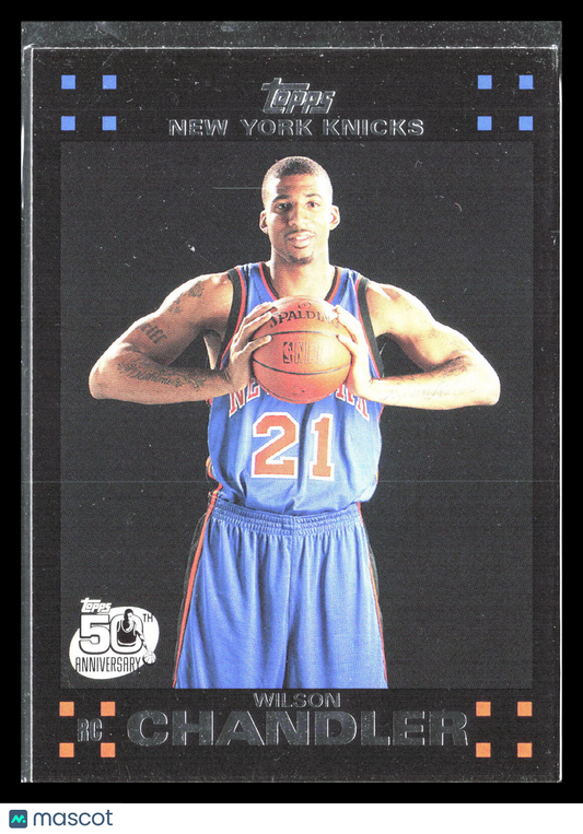 Wilson Chandler 2007 Topps #133   RC Rookie   (New York Knicks)