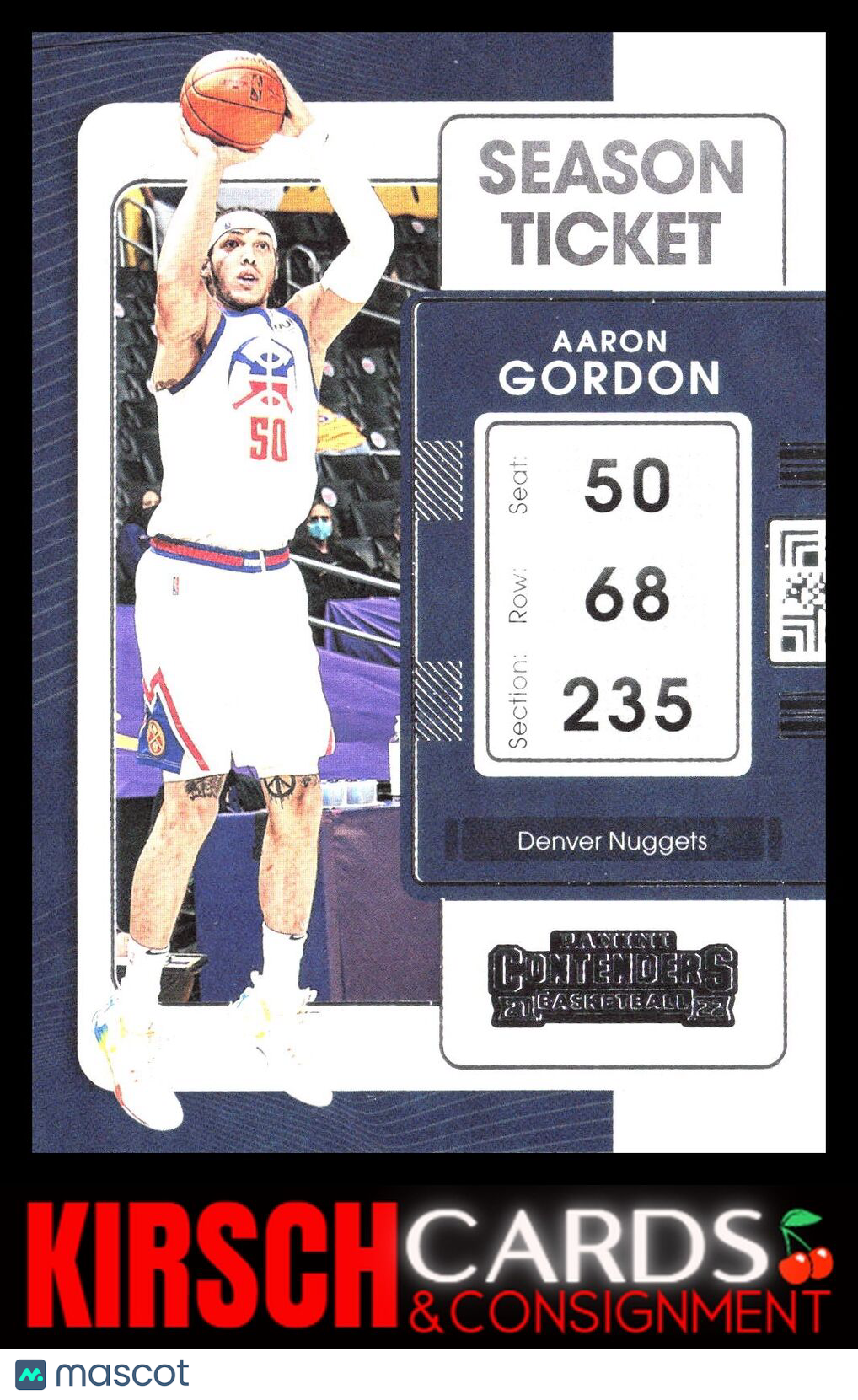 Aaron Gordon 2021-22 Panini Contenders #58 Denver Nuggets