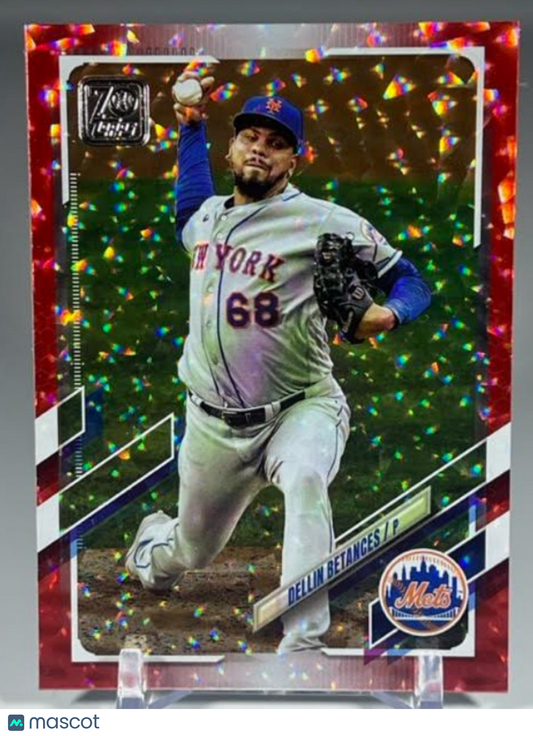 2021 Topps Series 2 Red Foil #385 Dellin Betances 190/199 - New York Mets