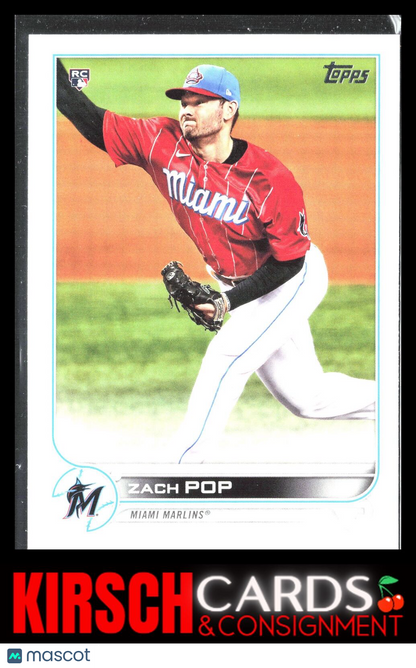 Zach Pop 2022 Topps #108 Miami Marlins