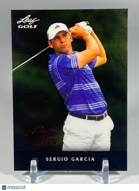 2012 Leaf Metal Limited Black Stripe Sergio Garcia #M-SG1