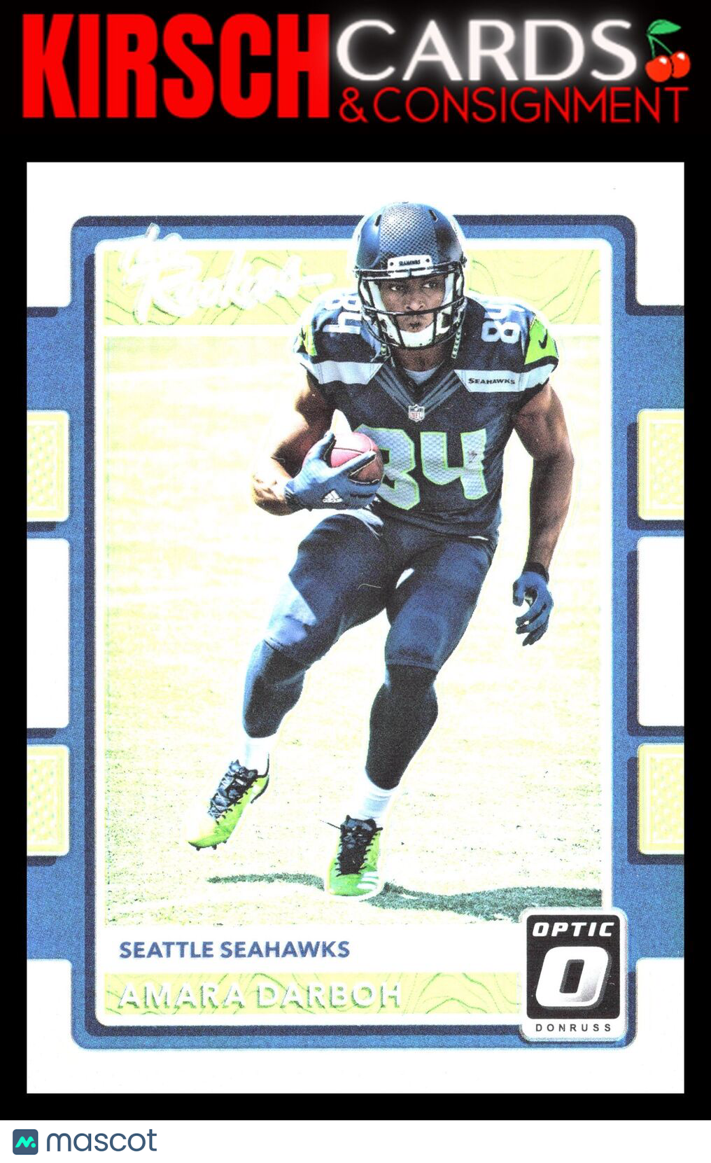 2017 Donruss Optic #29 Amara Darboh The Rookies Silver RC