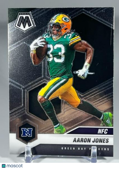 Aaron Jones 2021 Mosaic Football Chrome Base Card #212 NFC Variations Packers