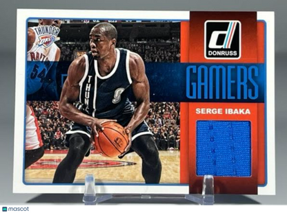 2014-15 Panini Donruss Gamers Jerseys Serge Ibaka #22