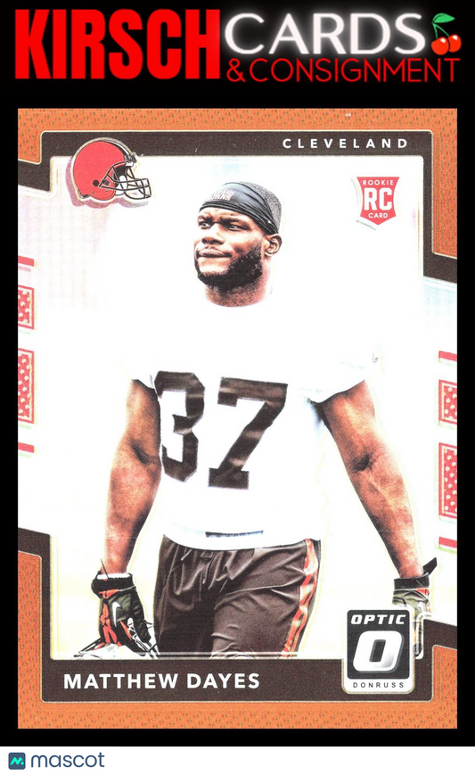 2017 Donruss Optic #109 Matthew Dayes Holo Bronze