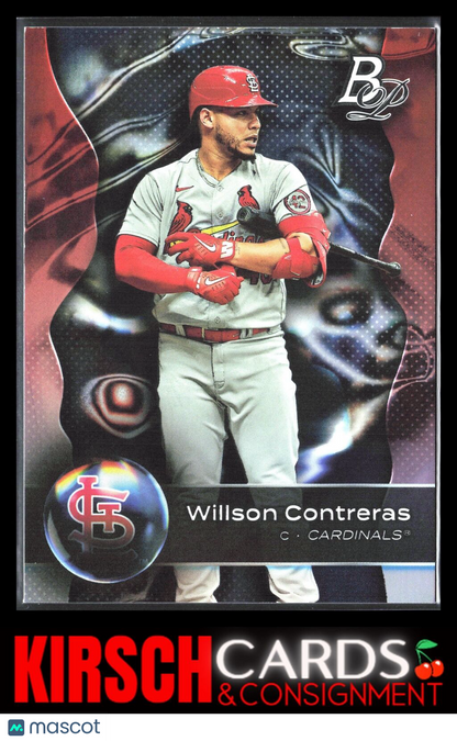 Willson Contreras 2023 Bowman Platinum #71 St. Louis Cardinals