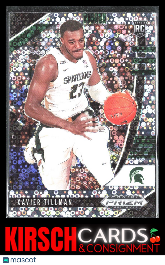 Xavier Tillman 2020 Panini Prizm Draft Picks Collegiate #62 Fast Break