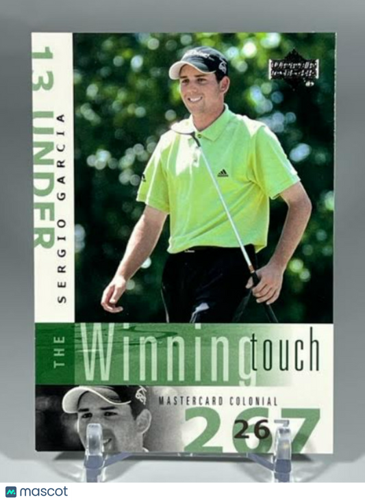 2002 Upper Deck Winning Touch #WT8 Sergio Garcia